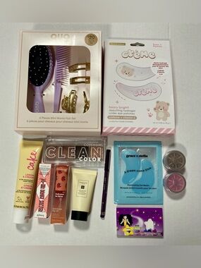 🆕 Mini Mania Hair Set + Beauty Bundle in Lavender and gold-  Beauty Bundle #3